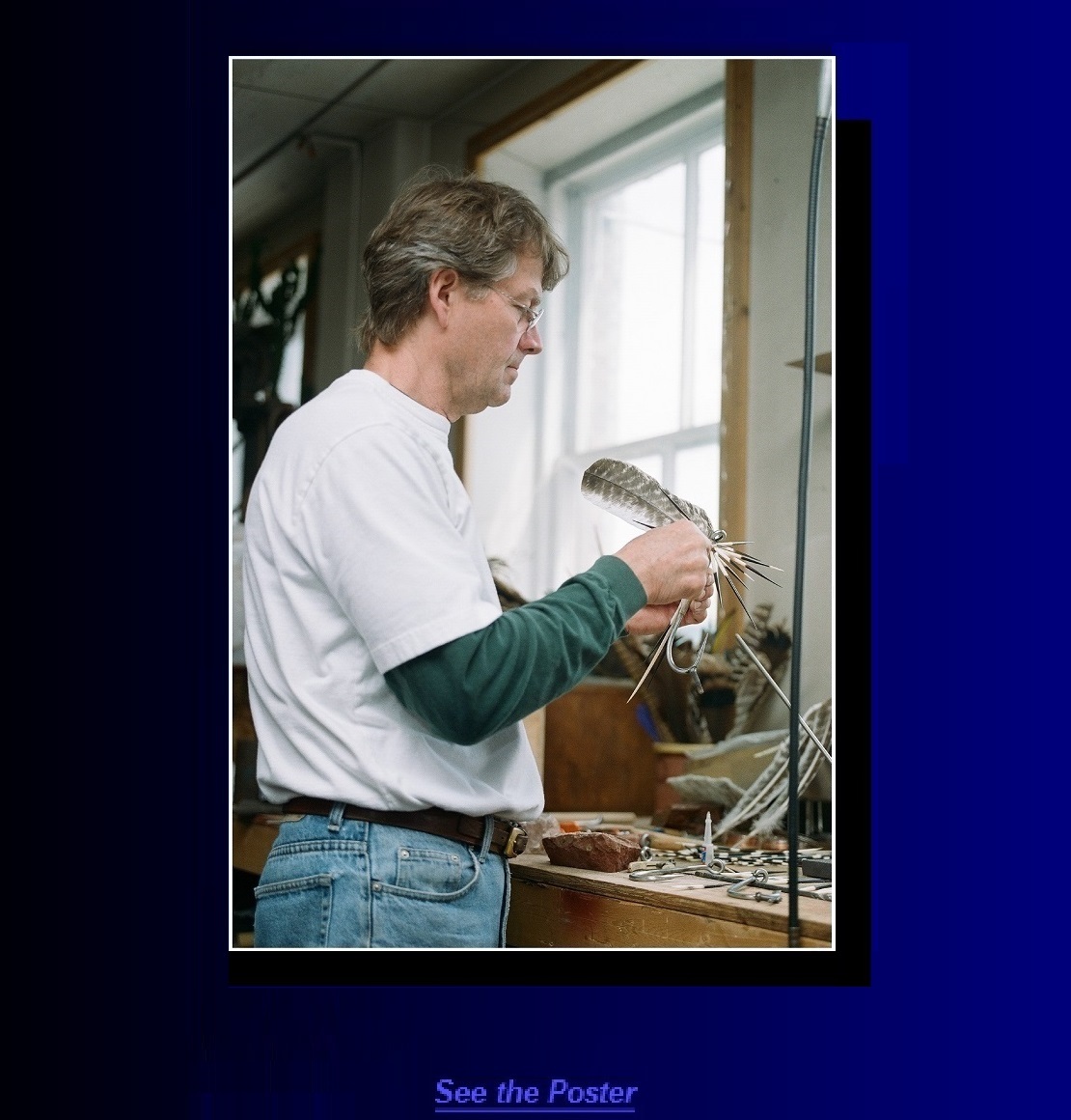 Portrait : Artist Jim Russell by Larry Cottrill